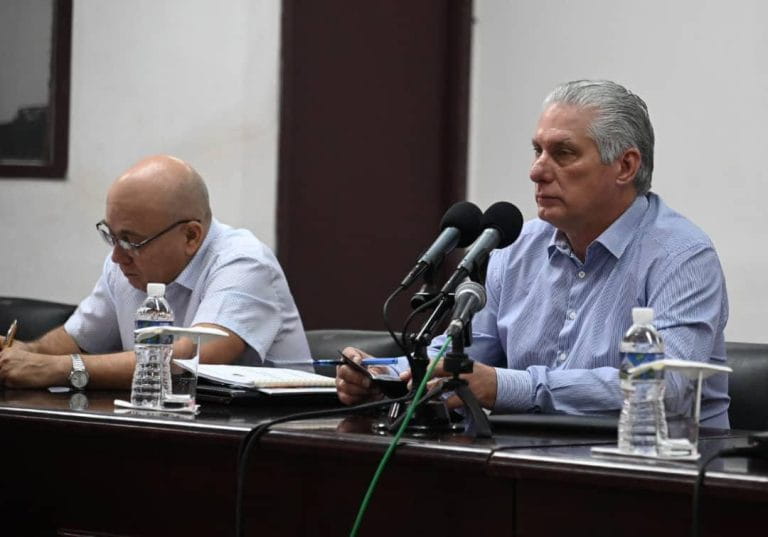 Foto: red social X. Preside Díaz-Canel Pleno del Partido Comunista en La Habana
