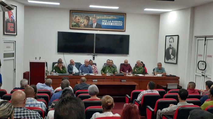 Foto: Portal del Ciudadano de La Habana. Sesiona en La Habana Pleno Extraordinario del Comité Provincial del Partido Comunista de Cuba