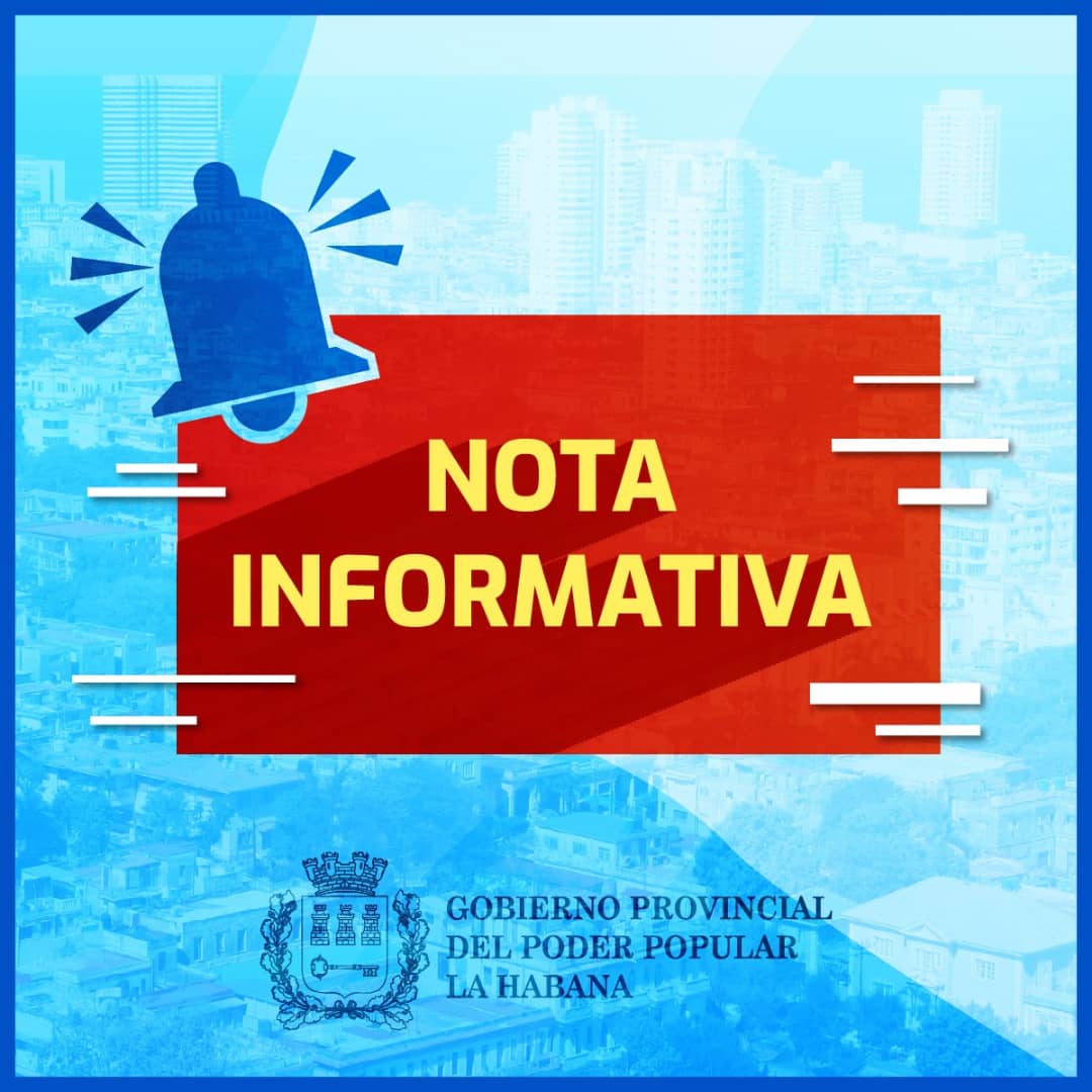 Nota Informativa  Seguridad Vial de La Habana.