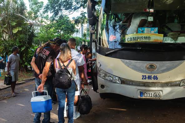 Comienza el 3 de julio transportación al campismo en período veraniego