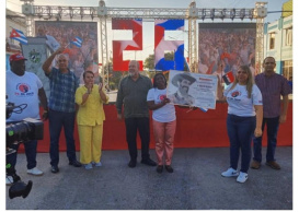 Celebran acto provincial por el 26 de julio en Diez de Octubre