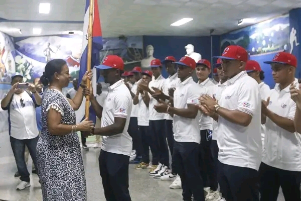 Abanderado el equipo Cuba al Mundial Sub-18 de Béisbol