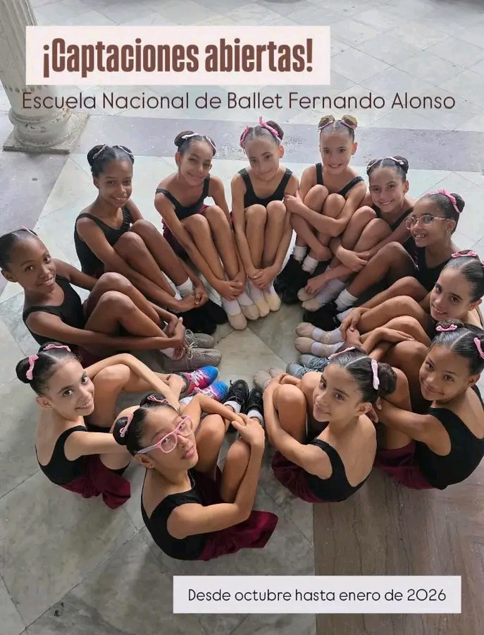 Convocatoria a pruebas de aptitud en la Escuela Nacional de Ballet "Fernando Alonso. Foto: Perfil de Facebook Escuela Nacional de Ballet Convocatoria a pruebas de aptitud en la Escuela Nacional de Ballet "Fernando Alonso. Foto: Perfil de Facebook Escuela Nacional de Ballet