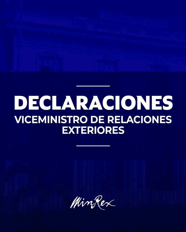 Declaraciones del viceministro de Relaciones Exteriores de la República de Cuba, Carlos Fernández de Cossío