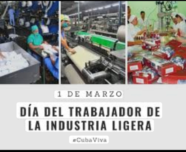 Manos que Construyen el Futuro: Celebran en Cuba el Día del Trabajador de la Industria Ligera