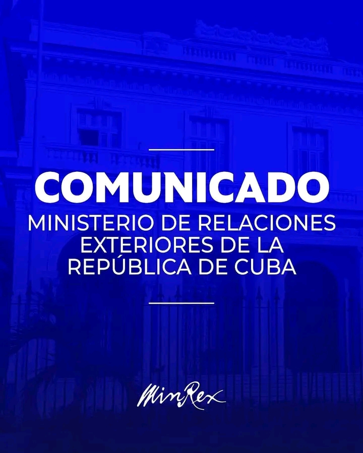Comunicado de la Cancillería de Cuba
