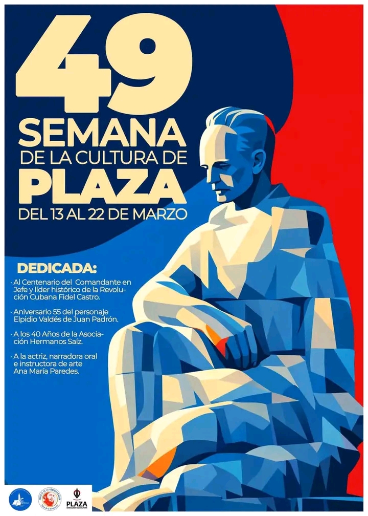 Plaza de la Revolución celebra su Semana de la Cultura dedicada a Fidel, Elpidio Valdés y grandes artistas