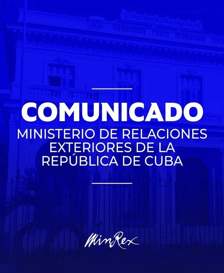 Comunicado del Ministerio de Relaciones Exteriores