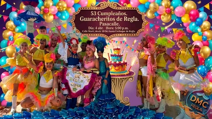 Los Guaracheritos de Regla celebran 53 años con un pasacalle por el corazón del municipio