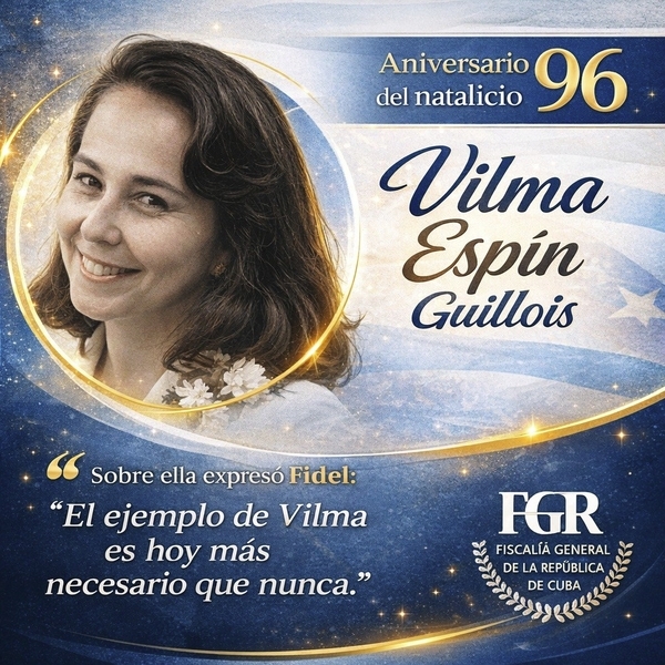 Vilma Espín Guillois. Foto: Fiscalía General de la República de Cuba Vilma Espín Guillois. Foto: Fiscalía General de la República de Cuba