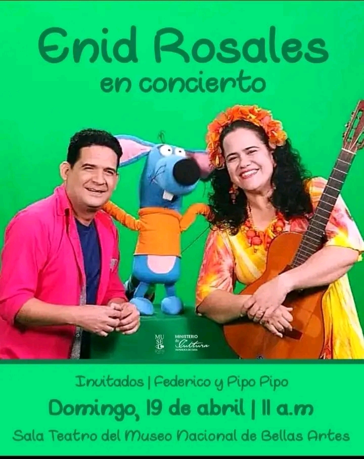 Cita imperdible en Bellas Artes: Enid Rosales, Federico y Pipo Pipo juntos sobre el escenario
