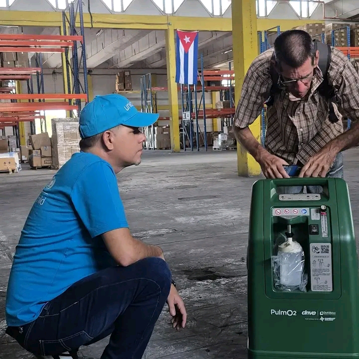 Distribuyen 100 concentradores de oxígeno de UNICEF para urgencias en hospitales materno-pediátricos de Cuba