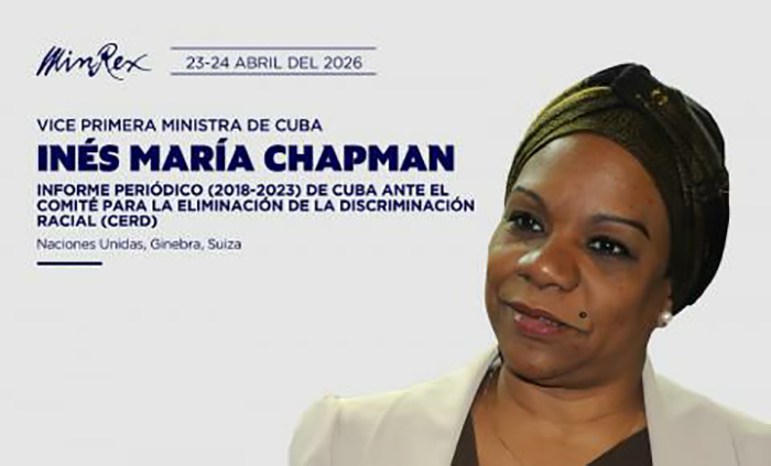 Ratifica Cuba compromiso contra la discriminación racial en la ONU