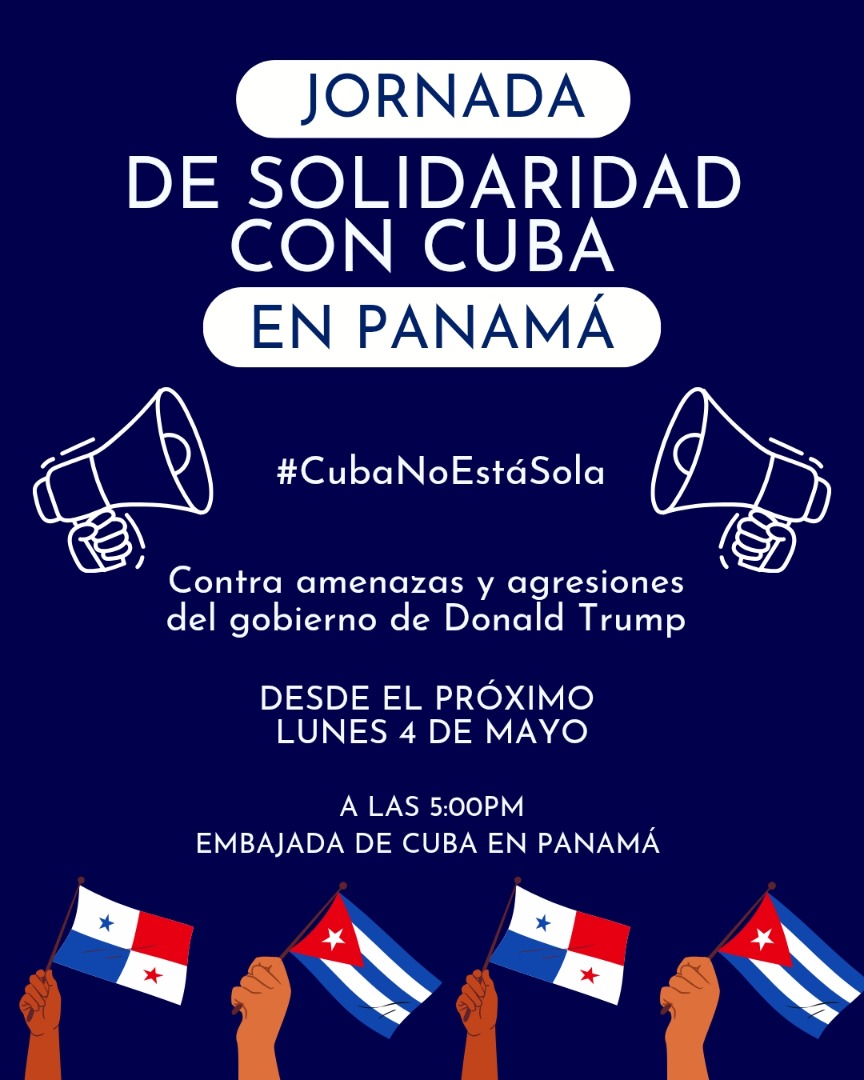 Solidaridad con Cuba: marcha ante sede diplomática rechaza nuevas amenazas de Trump