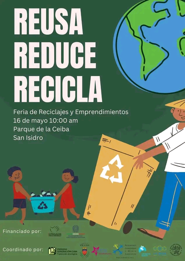 San Isidro será sede de una Feria de Reciclaje y Emprendimientos en La Habana