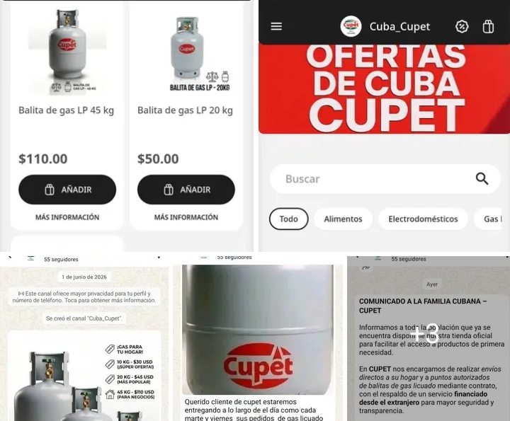 CUPET denuncia fraude digital: falsas ofertas de gas licuado en USD por WhatsApp