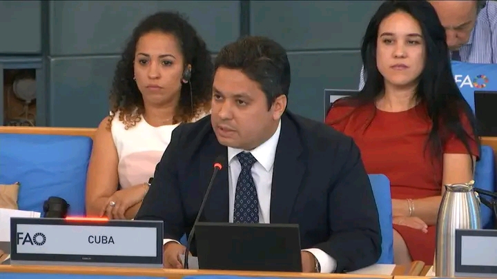 Cuba denuncia en 181 º Consejo de la FAO recrudecimiento del bloqueo de Estados Unidos