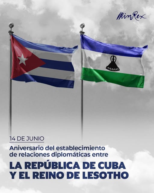 Cuba y Lesotho celebran 47 años de relaciones diplomáticas