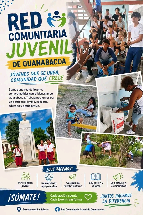 Jornada juvenil y comunitaria en Guanabacoa: actividades desde la mañana hasta la noche