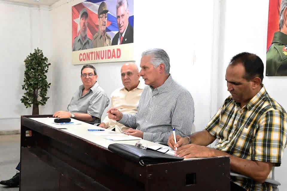 Visita Díaz-Canel el municipio capitalino de Playa