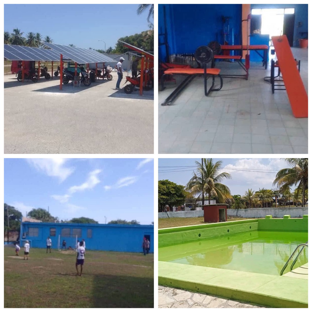 Inauguran obras en La Habana del Este: solinera y piscinas del CD Deportivo de Guanabo