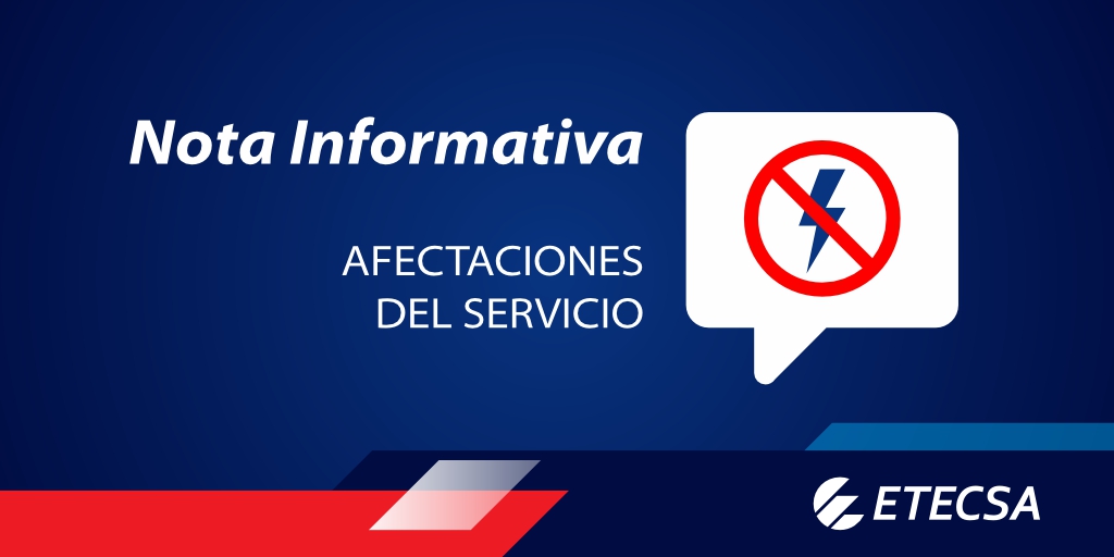 Nota informativa de la División de ETECSA de La Habana