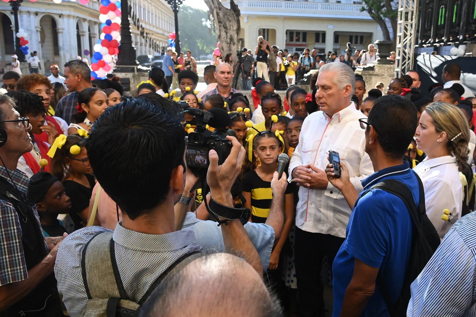 Declaraciones del Presidente Miguel Díaz-Canel Bermúdez al iniciar este primero de septiembre el nuevo curso escolar en Cuba
