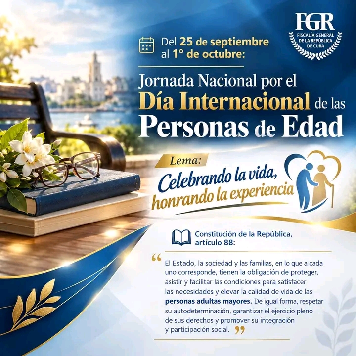 Cuba celebra Jornada Nacional por el Día Internacional de las Personas de Edad