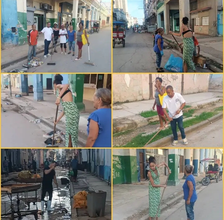 Trabajo voluntario une a Centro Habana y Plaza de la Revolución en jornada Camilo-Ché